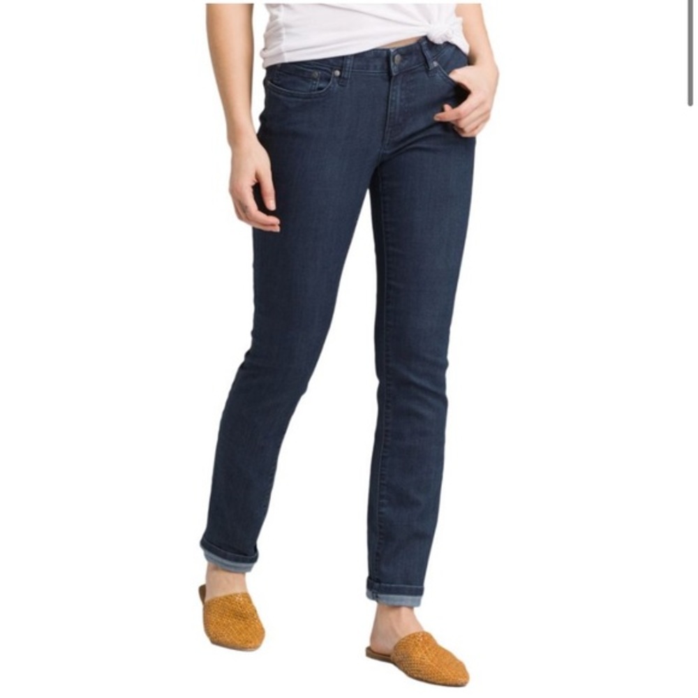 Prana Women's Straight Leg Jeans - Navy